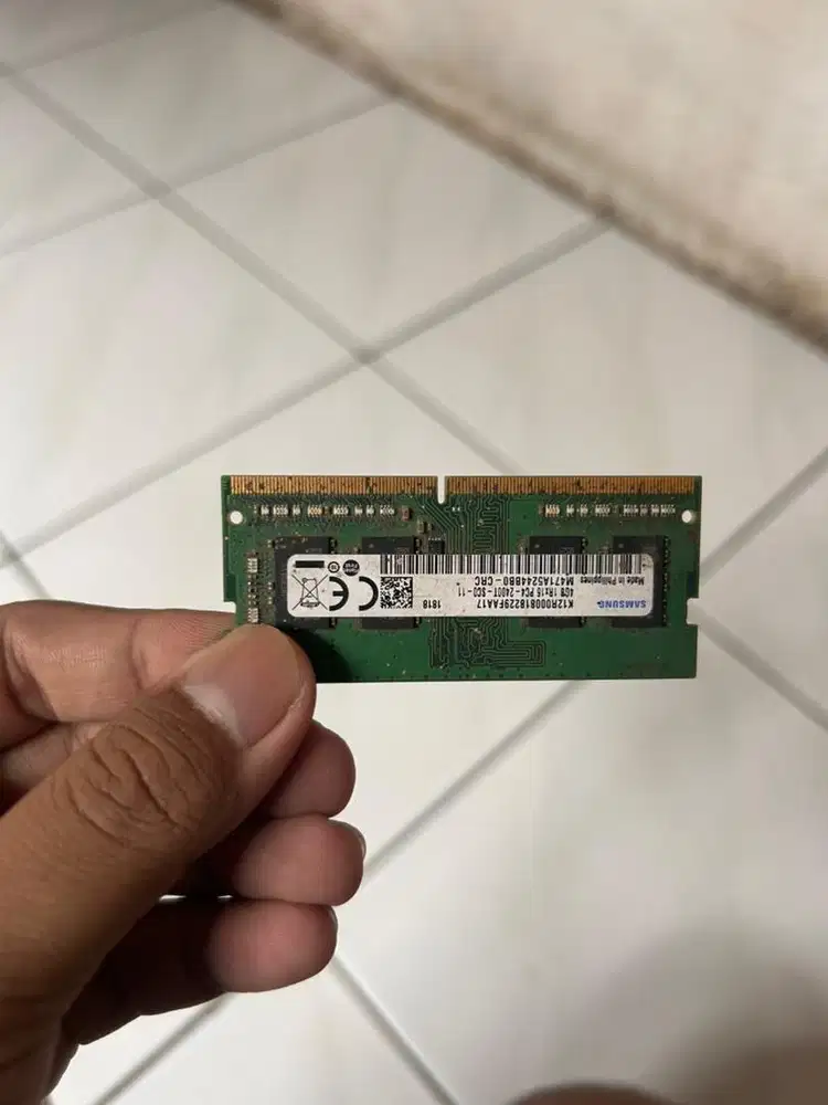 RAM DDR4 4gb sodimm merk samsung