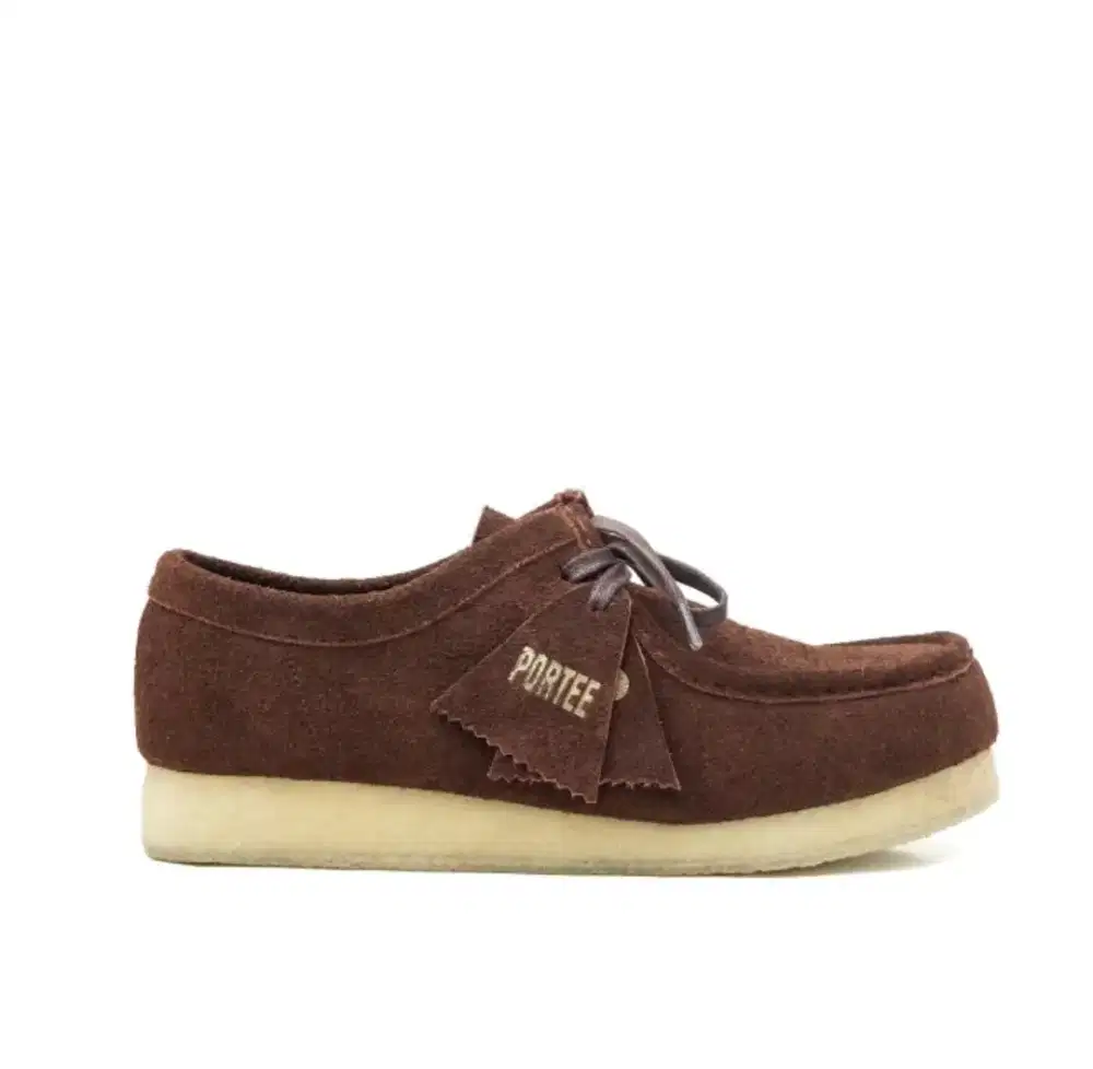 Sepatu kulit Portee Goods Pebble Suede Expresso.
Size 43 (28,4)