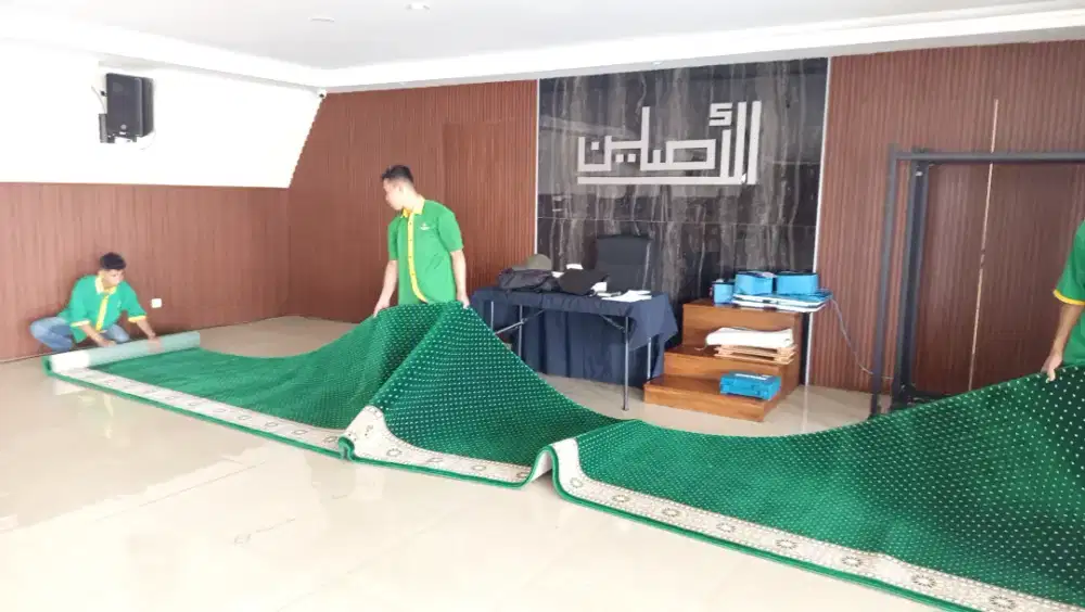 Karpet Masjid Murah Palembang - Siap Pasang & Potong di Tempat!