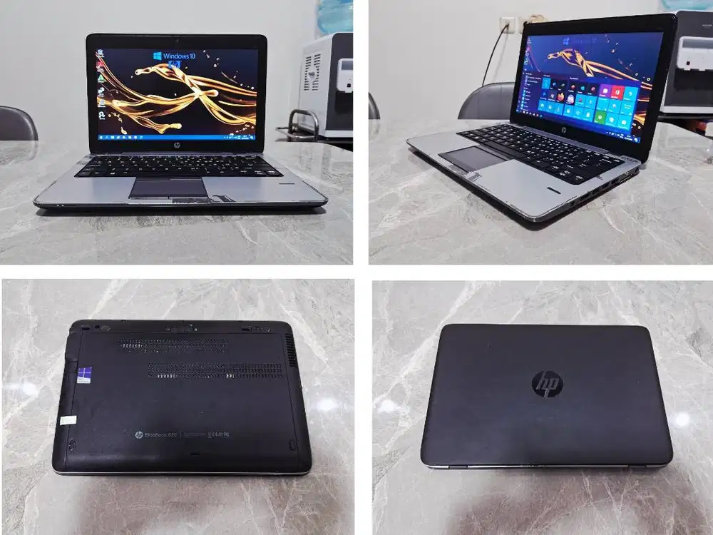 Laptop HP i5 8GB SSD 128GB Win ORI EliteBook Slim BerGarnsi Toko Fisik