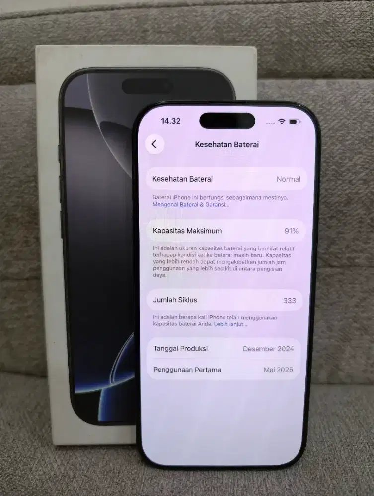 iPhone 16 Pro 128GB iBox Black Titanium