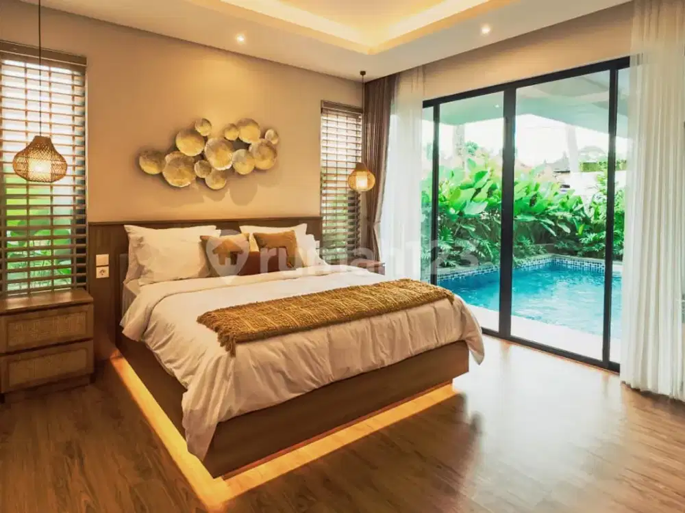 RUMAH SEWI VILLA VIEW SAWAH SHM 3 KAMAR TIDUR UBUD BALI