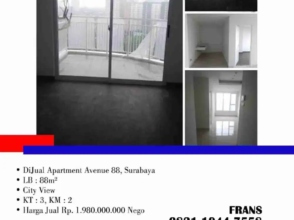 DiJual Apartment Avenue 88, Surabaya