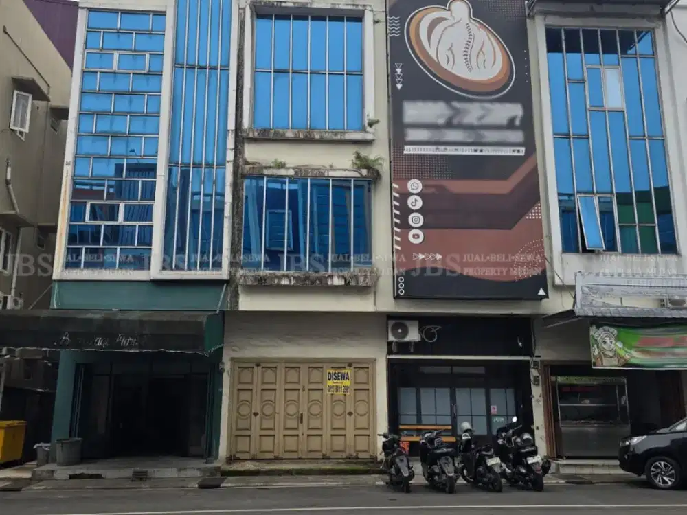 Disewakan Ruko Kondisi Kosong di Komplek J City Jalan Karya Wisata - Pangkalan Mansyur
