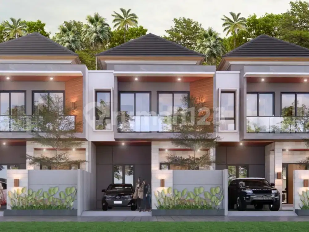 Dijual Rumah Baru Modern SHM 3 Kamar Dekat Living World Denpasar Bali