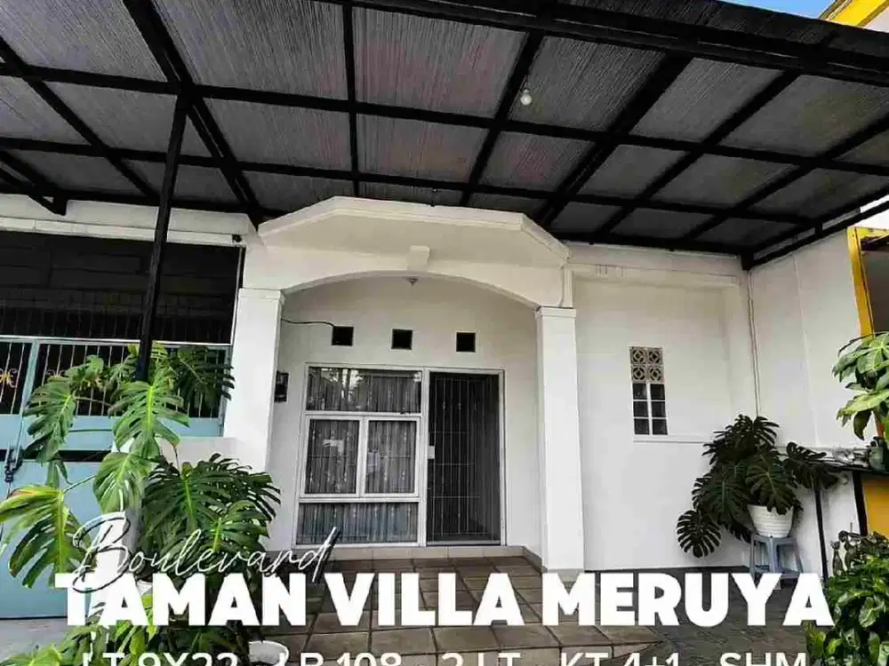 Wilson Dijual rumah terawat lokasi jalan boulevard di taman villa meruya