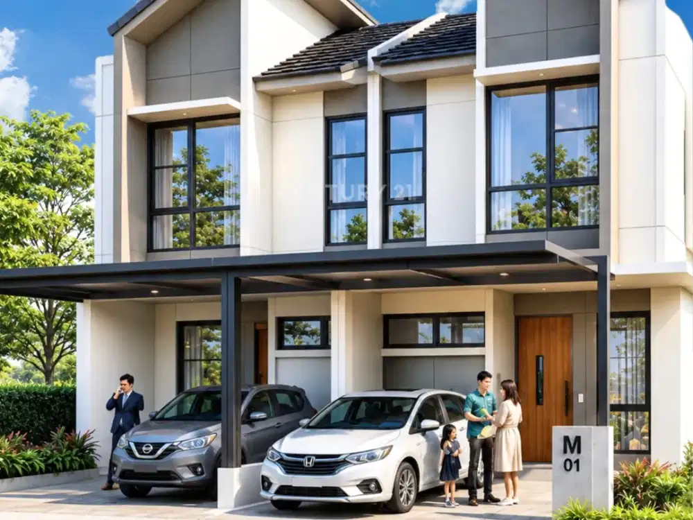 Rumah Baru 2 Lantai Dekat AEON Mall Deltamas Lokasi Premium
