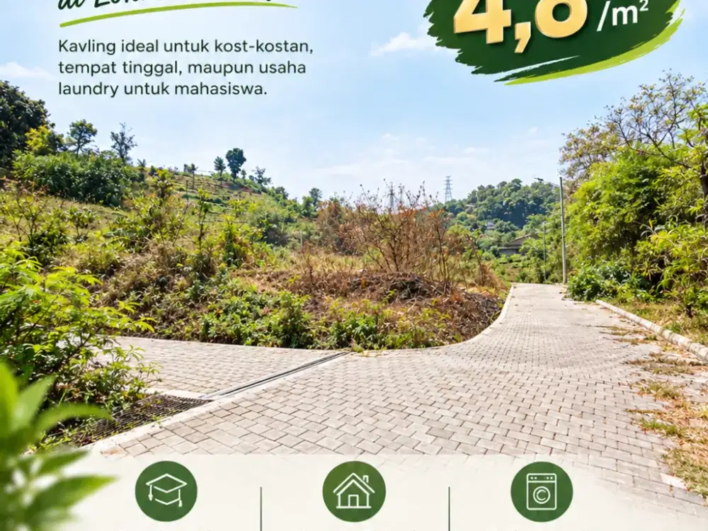 Kavling Hegarmanah Jatinangor 4,8 Juta/m² – Cocok untuk Kost & Usaha Mahasiswa