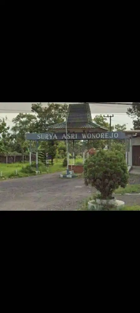 Jual tanah kavling jl lebar dua arah  ber SHM