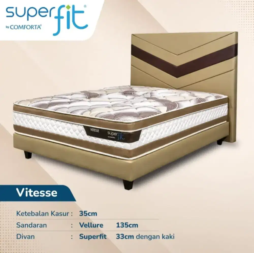 Comforta superfit vitesse tebal 35cm pocket springs