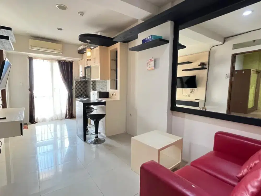 Disewakan Apartemen Oak Tower B Lantai 17 – 2 Bedroom Full Furnish, Lantai Tinggi, Siap Huni & Strategis di Pulo Gadung