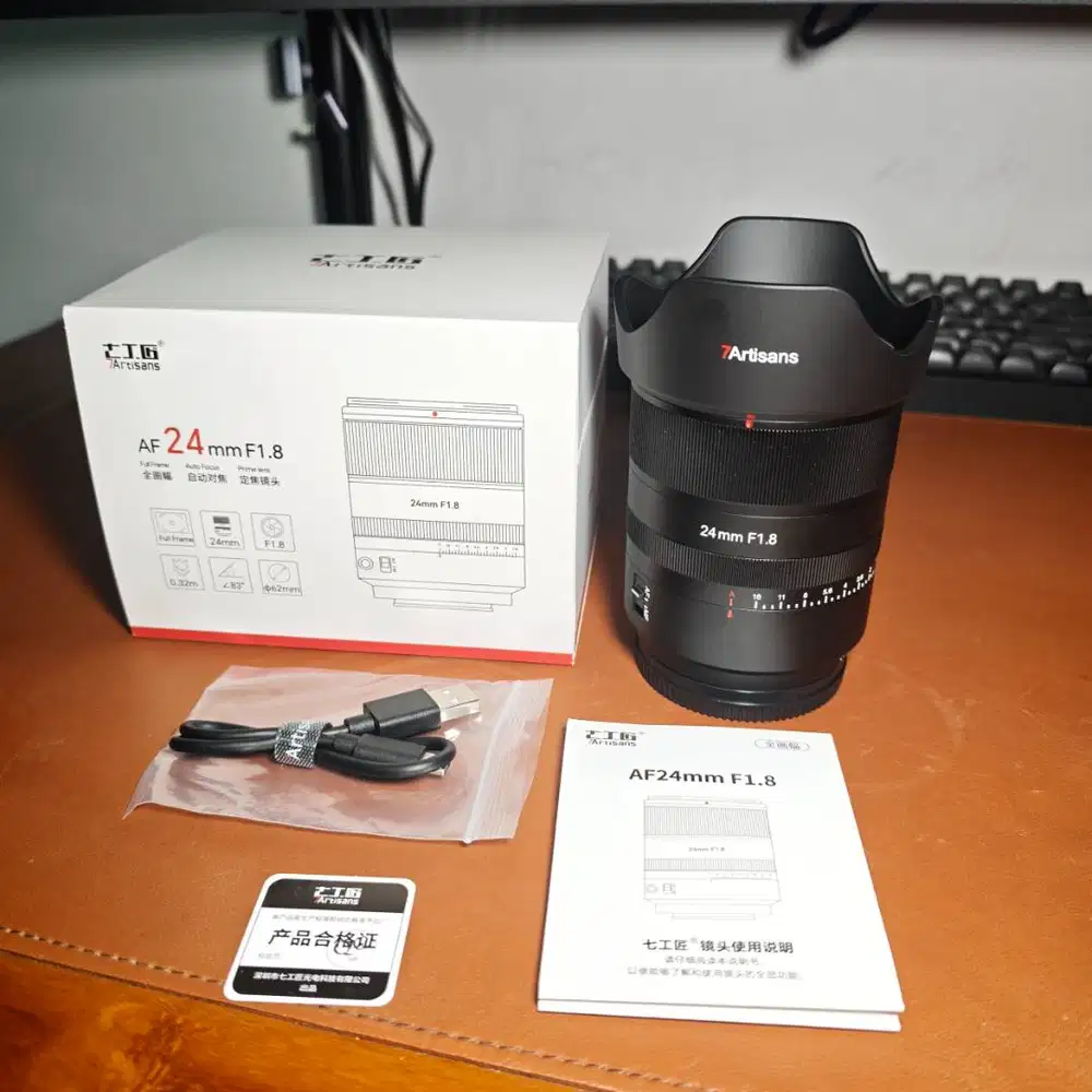 7Artisans AF 24mm f1.8 for Panasonic L Mount Full Frame Like New