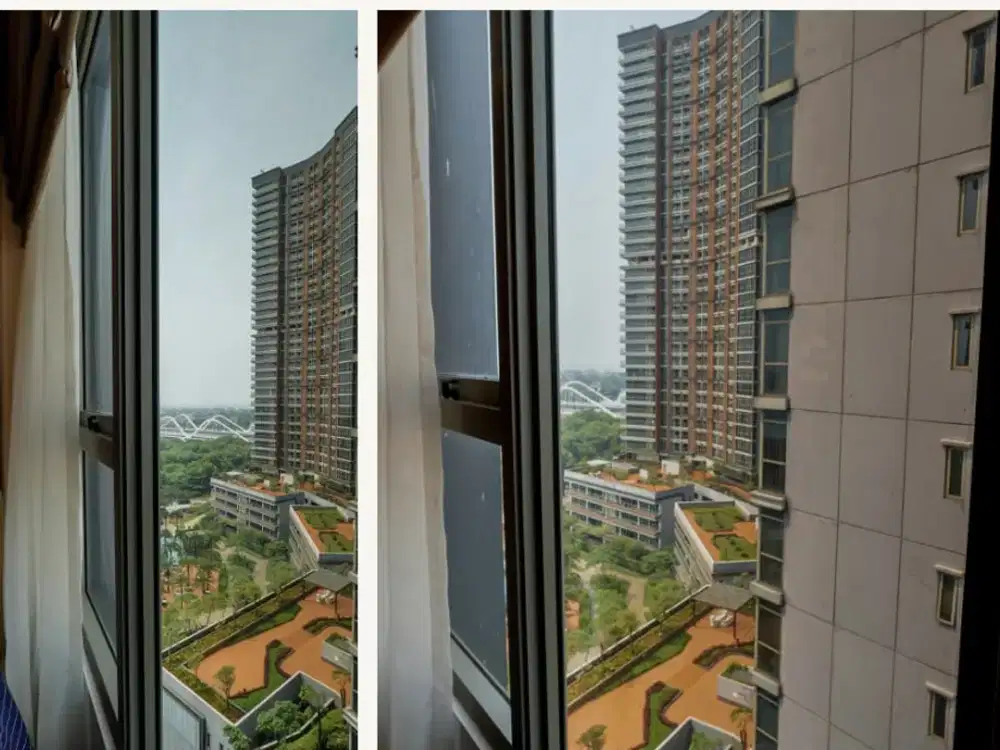 Disewakan goldcoast apartemen tower honolulu brandnew interior siap huni mid zone city view nego