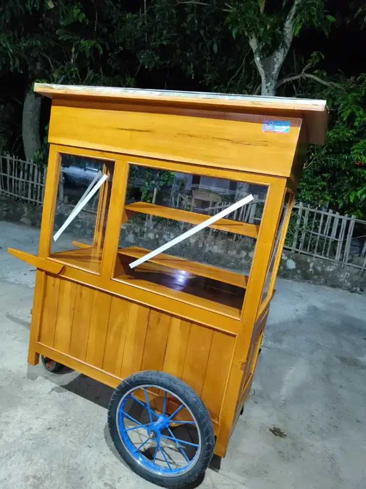 Sedia Gerobak Angkringan, Bakso Mie Ayam, Bubur, Sate, Soto, Pecel dll