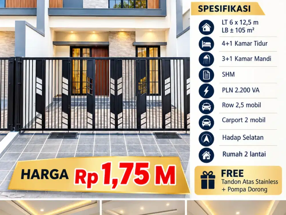 Baru Gress‼ Rumah Sutorejo dekat ITS, Mulyosari & Galaxy Mall