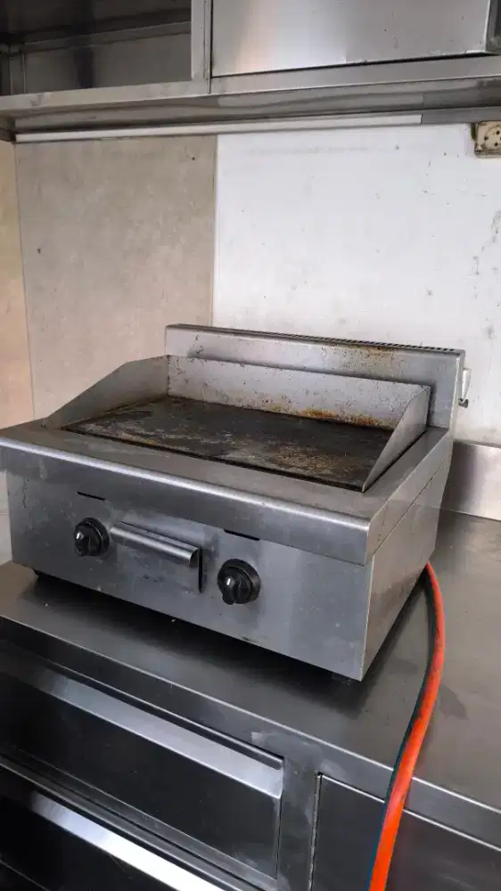 Panggangan burger besar Gas griddle EG-718