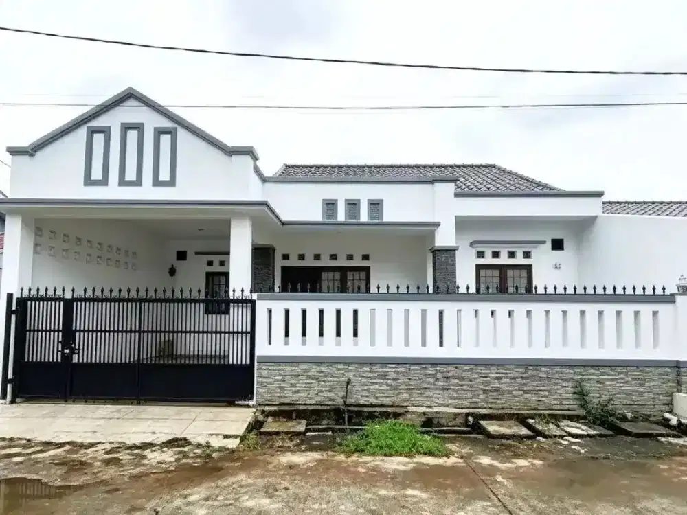 DIJUAL RUMAH BARU 1 LANTAI SIAP HUNI JALAN 2 MOBIL DEKAT STASIUN KRANJI BEKASI