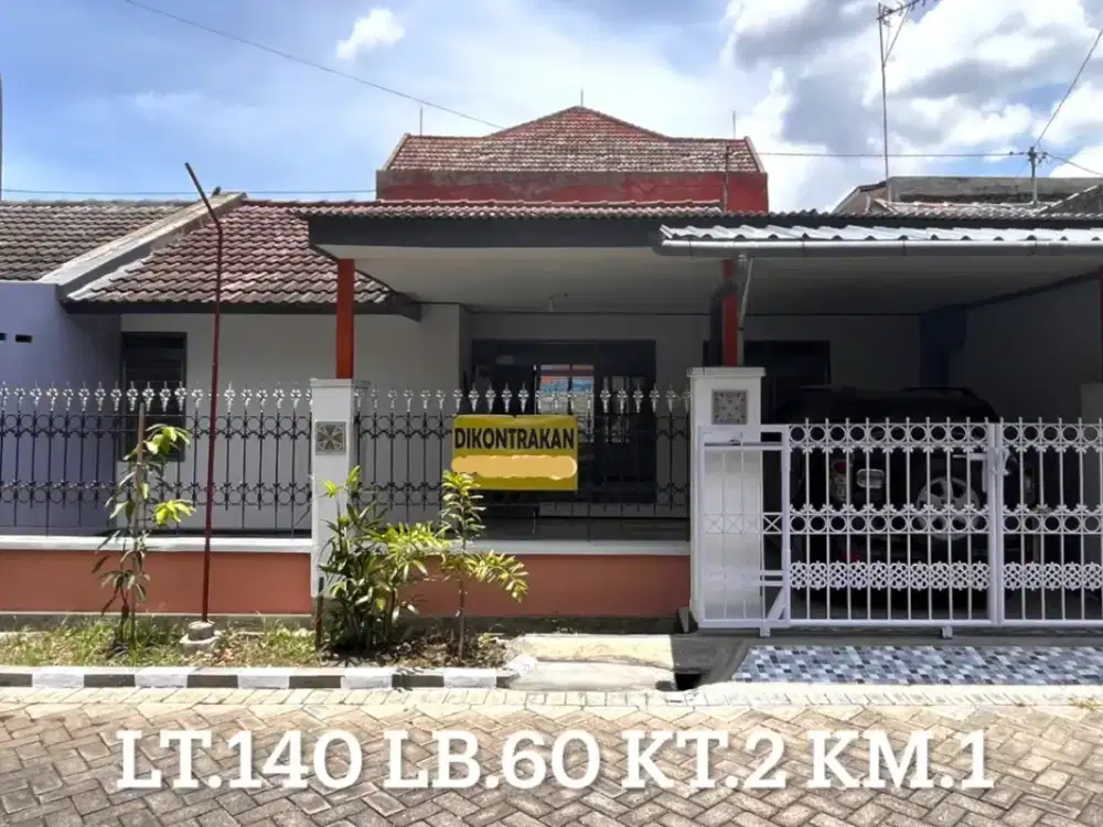 Rumah Siap Huni, Perum Pondok Jati, Tengah Kota Sidoarjo