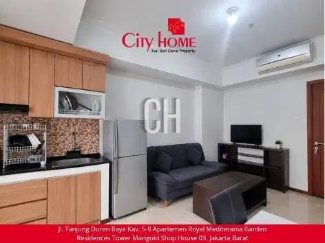 Sewa Apartemen Furnished di Royal Mediterania Garden Residences