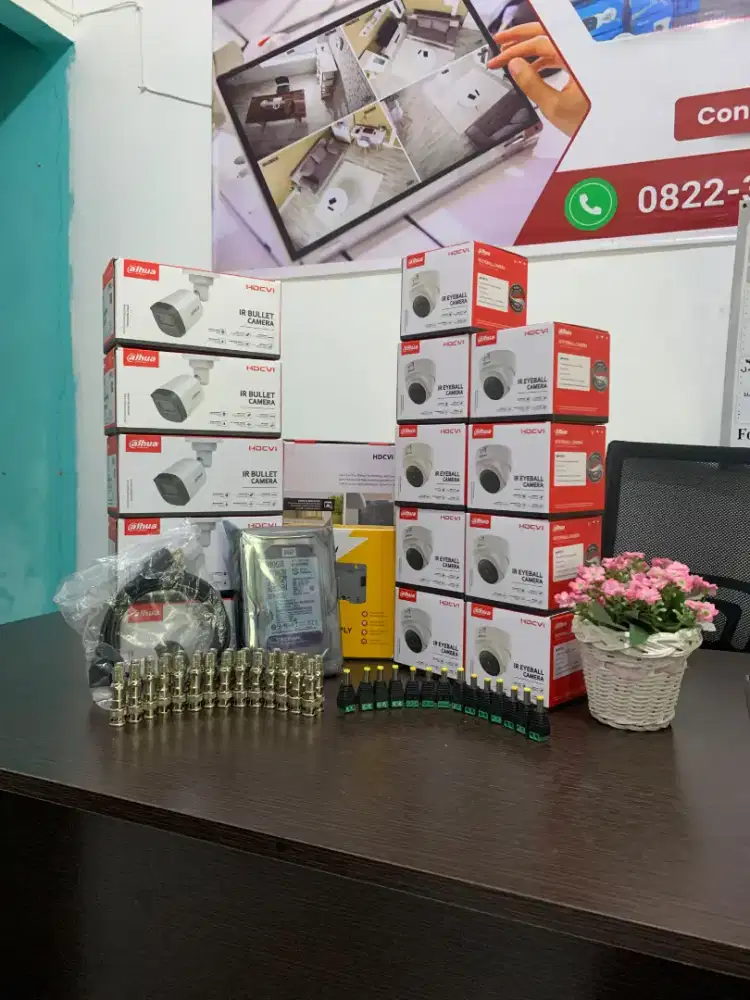 READY CCTV DAHUA PAKETAN LENGKAP SESUAI KEBUTUHAN & FREE JASA PASANG