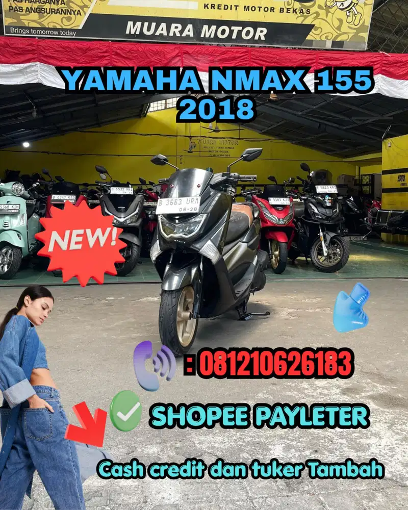 YAMAHA NMAX 155 2018 SIAP PAKAI