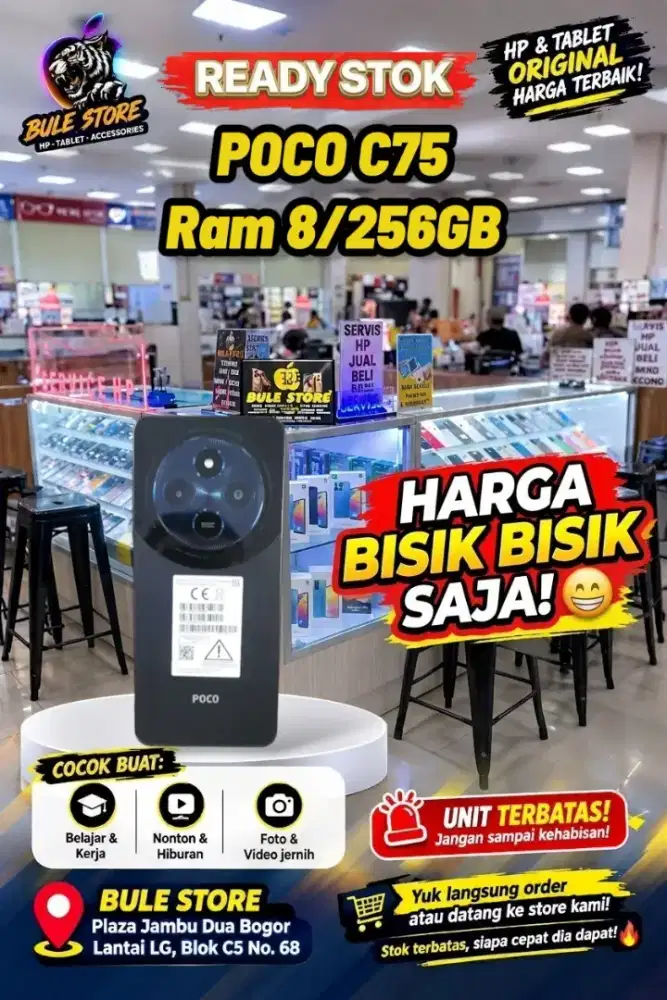 Poco c75 ram 8/256GB