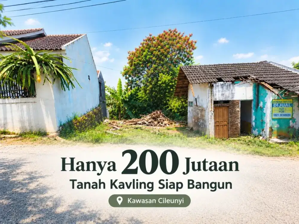 Kavling Kawasan Cileunyi Dekat Kampus Jatinangor - SHM