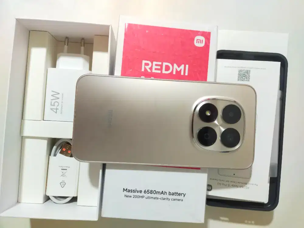 Xiaomi Redmi Note 15 Pro 5G Ram 8/256 Second Resmi