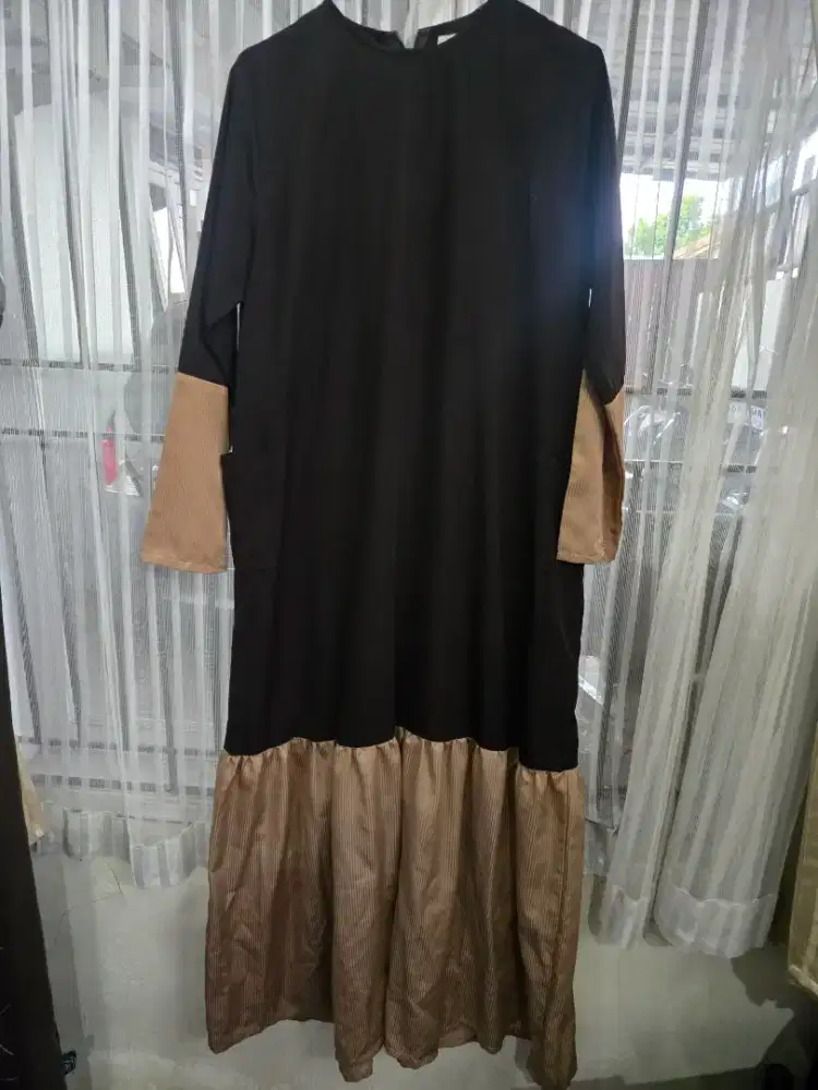 Dress coklat mewah