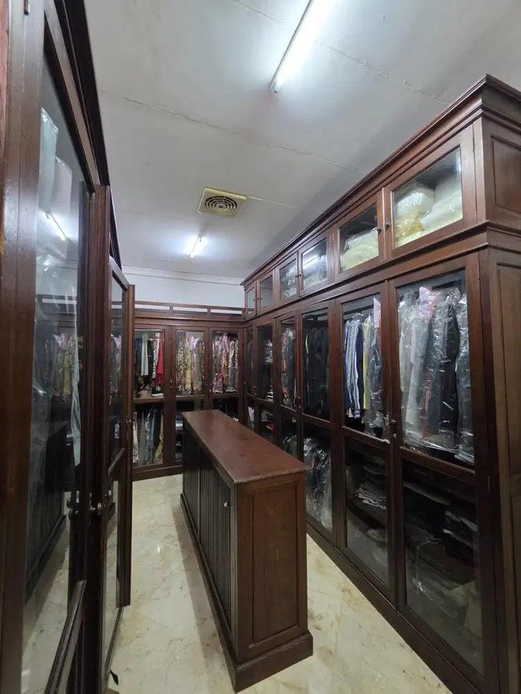 Jual wardrobe kayu jati