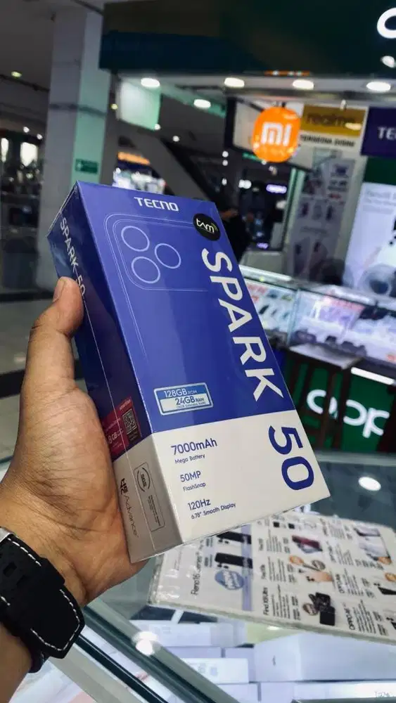 TECNO SPARK 50 RAM 8+8/128GB NEW MURAH