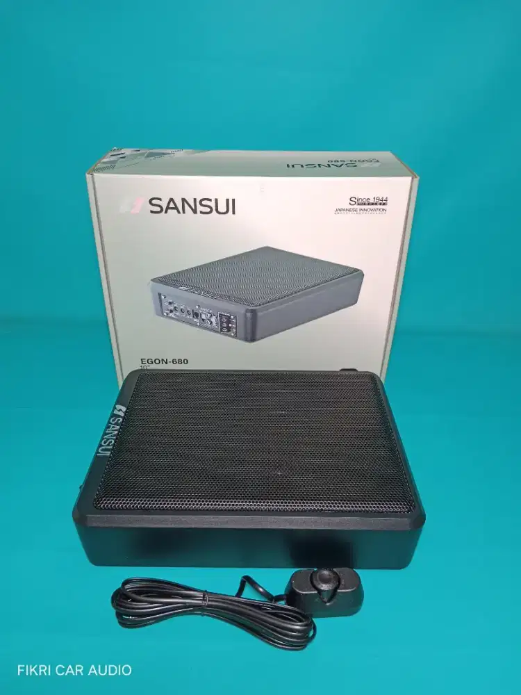 Subwoofer Kolong Aktip Bawah Jox SANSUI seri EGON-680 10 inch 800Watts