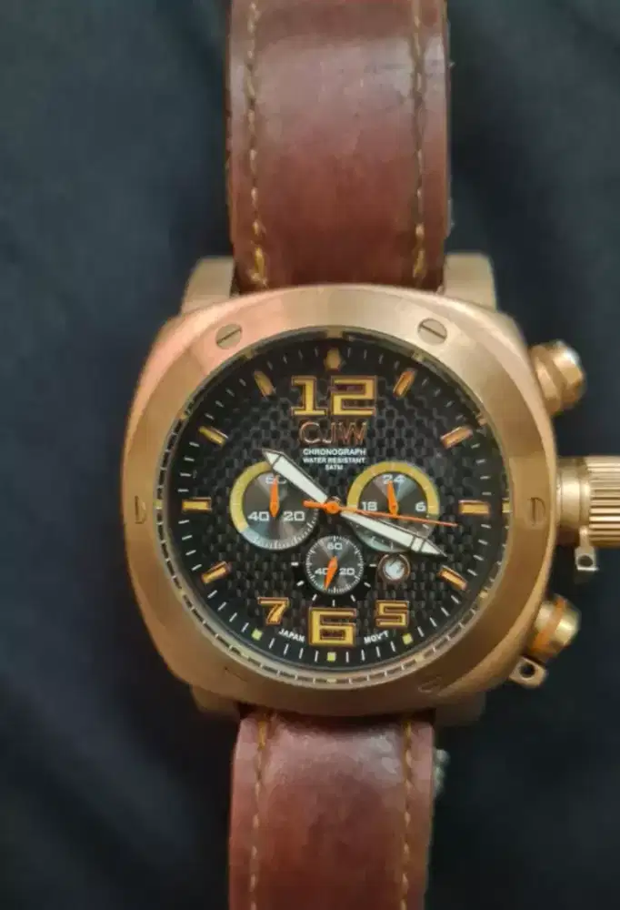 jam tangan CJW original chronograph japan