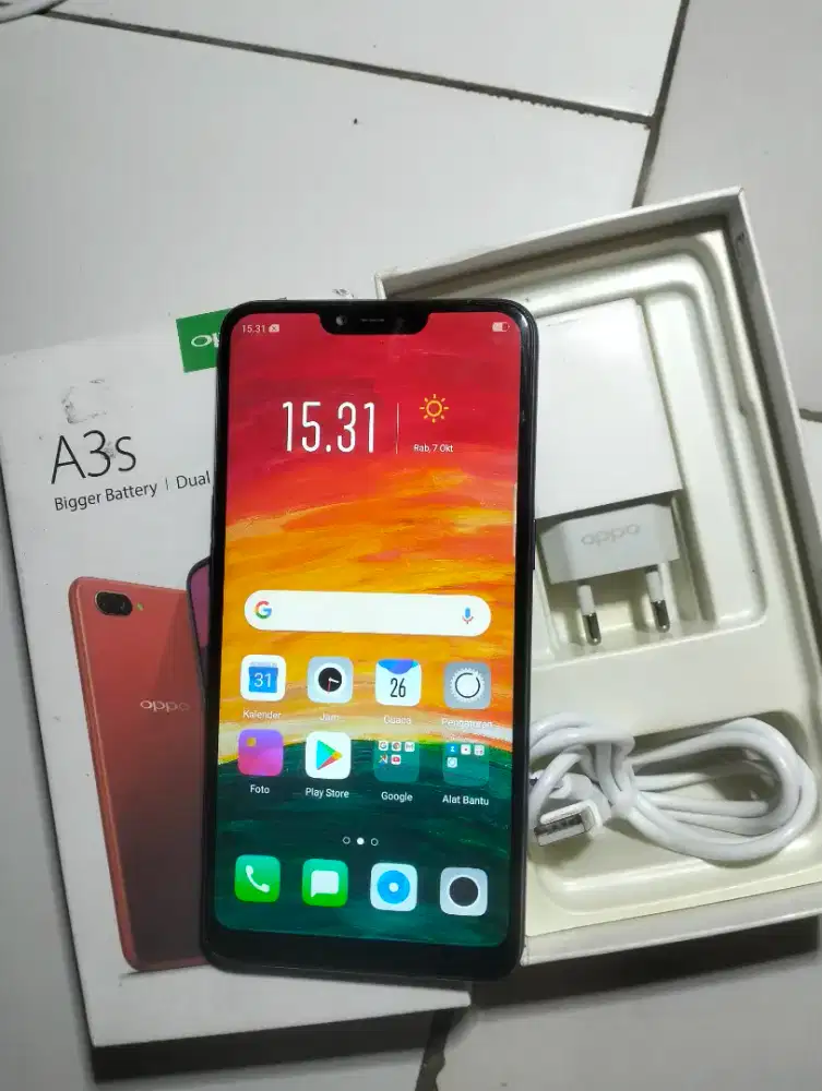 Hp OPPO A3S RAM 6/128 FULSET