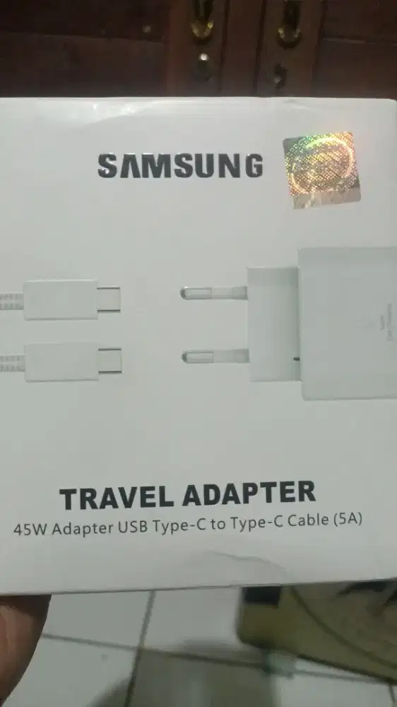 Stok Charger HP Android Samsung C to C tersedia
