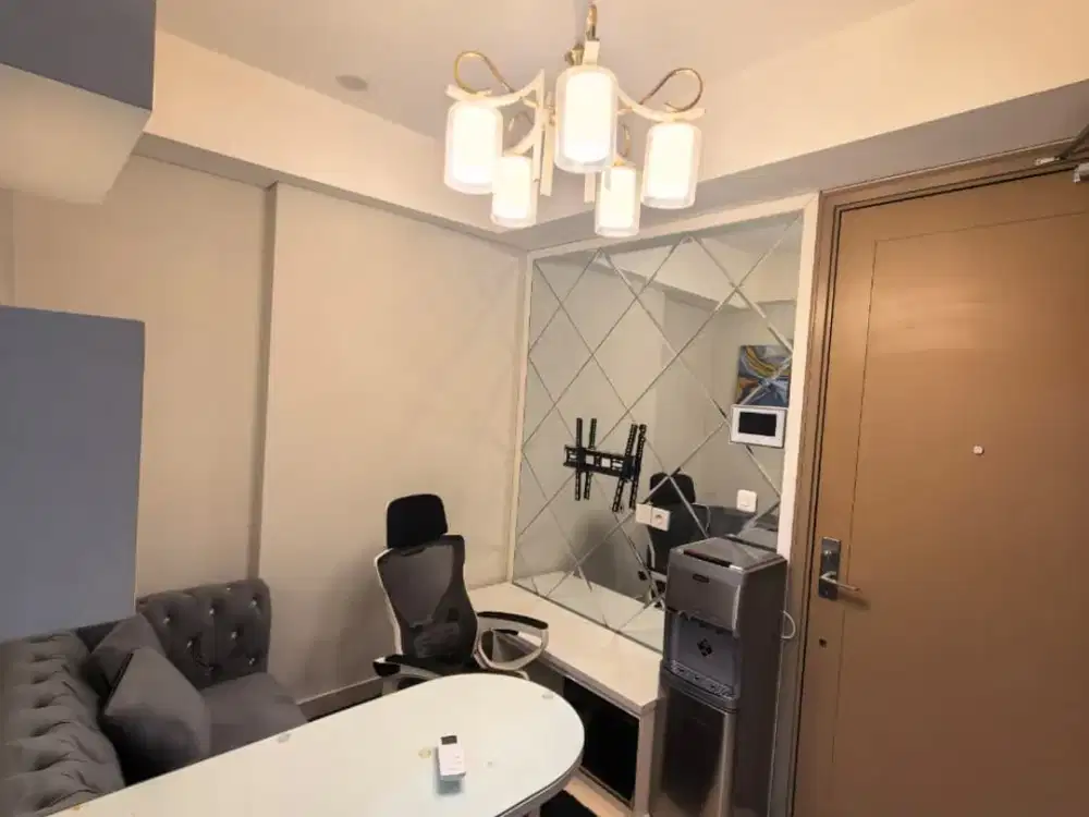 Disewakan apartemen gold coast view pool mid floor full furnish siap survey