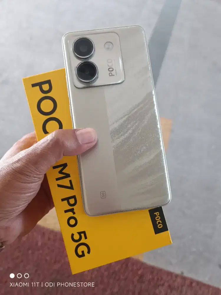 Poco m7 pro 5g 8/256 mulus 98% dan lengkap