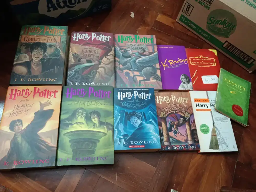 Harry Potter set 1-7 hard cover. English version