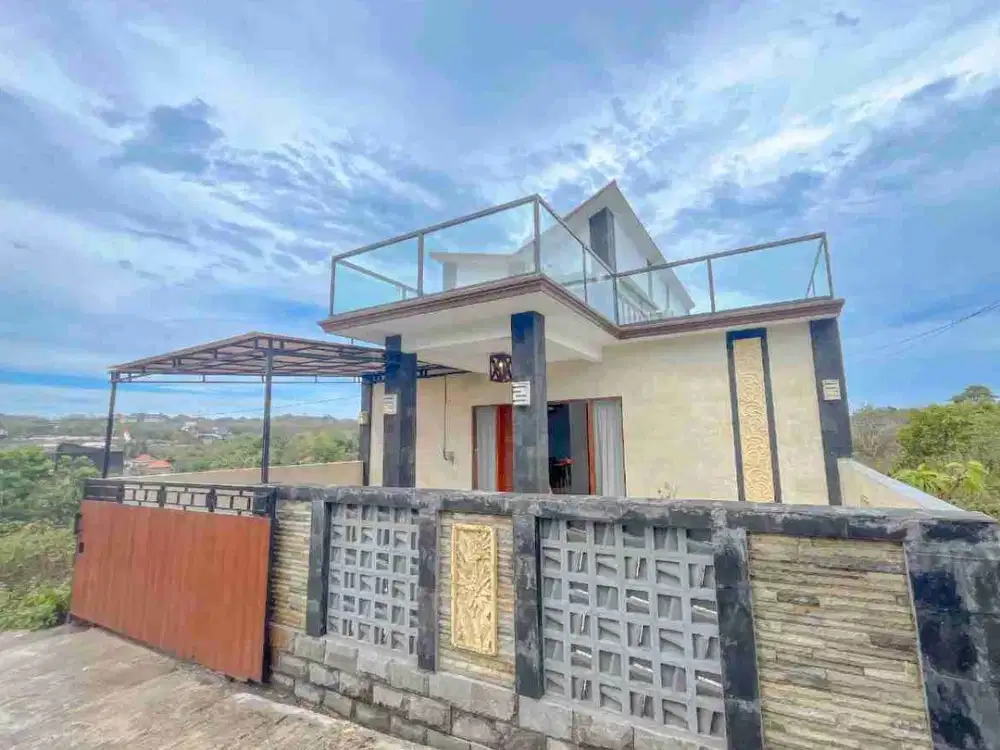 FREEHOLD 3BR VILLA HILL VIEW DI NUSA DUA BENOA – RP3,2 M
