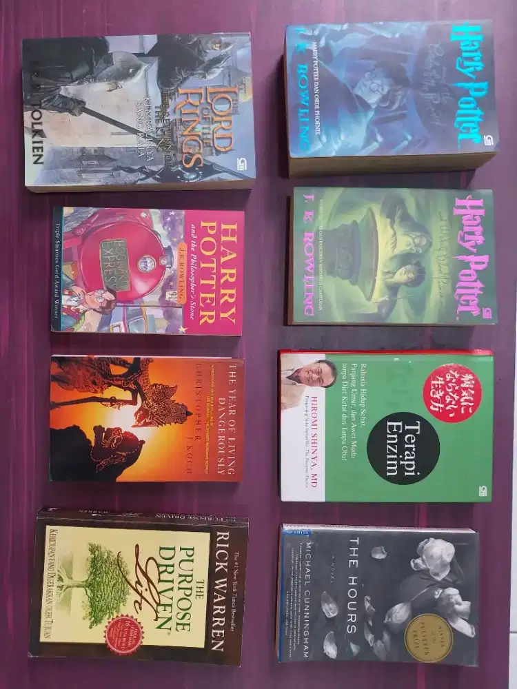 Buku Cerita/Novel bekas aneka judul