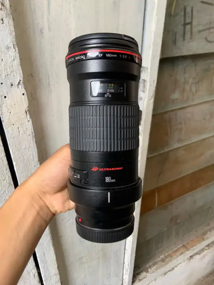 LENSA CANON MACRO 135MM F3.5 L RING MERAH