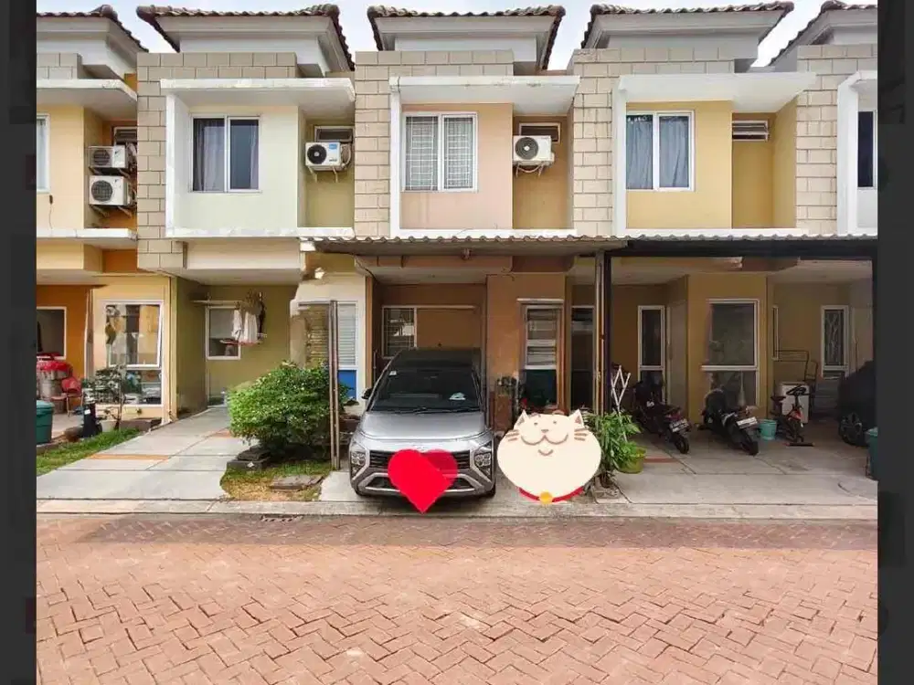 rumah sewa untuk pasangan muda di cluster virginia gading serpong