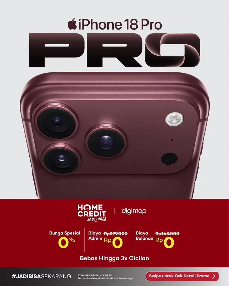 CICILAN 0% PRE ORDER IPHONE 18