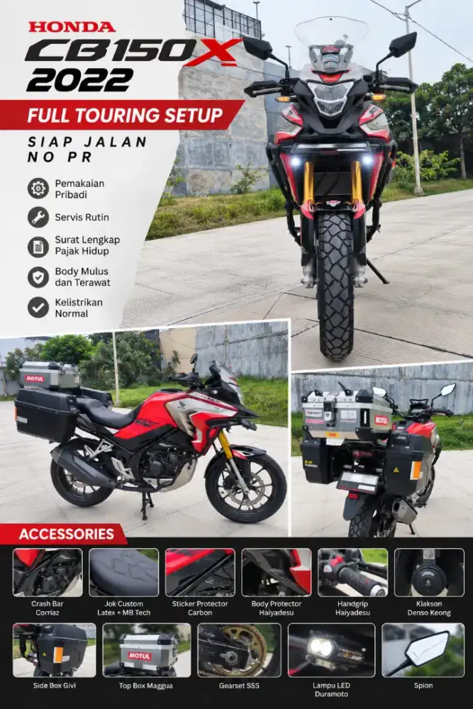 DIJUAL HONDA CB150X / CBX 2022