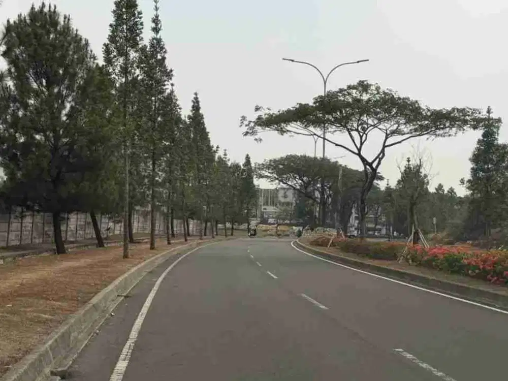 Jual Kavling Komersil di BSD Barat, SHM hadap jalan raya
