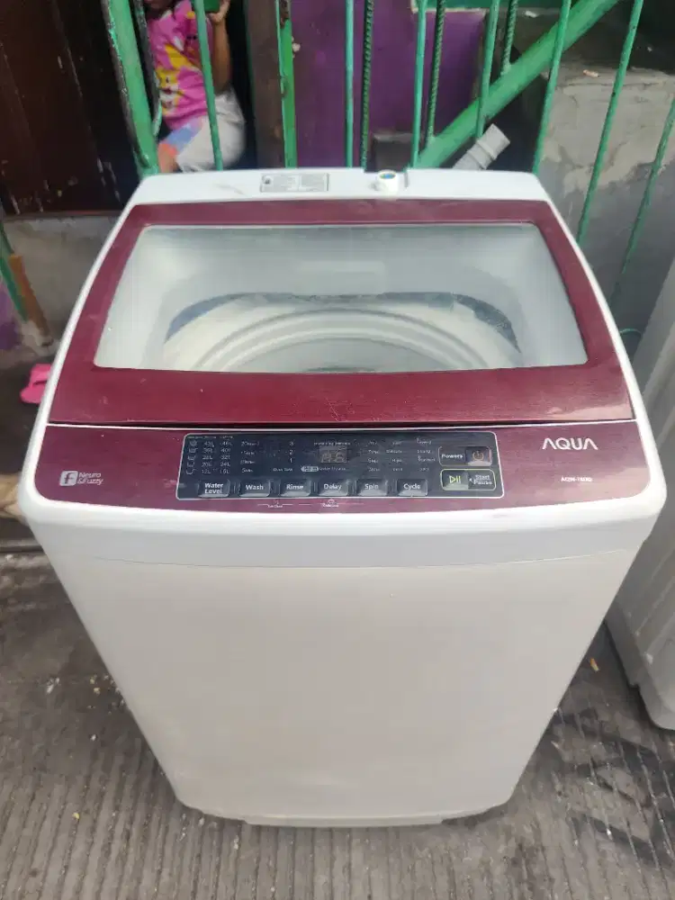 MESIN CUCI 1 TABUNG AQUA 7KG OTOMATIS NORMAL