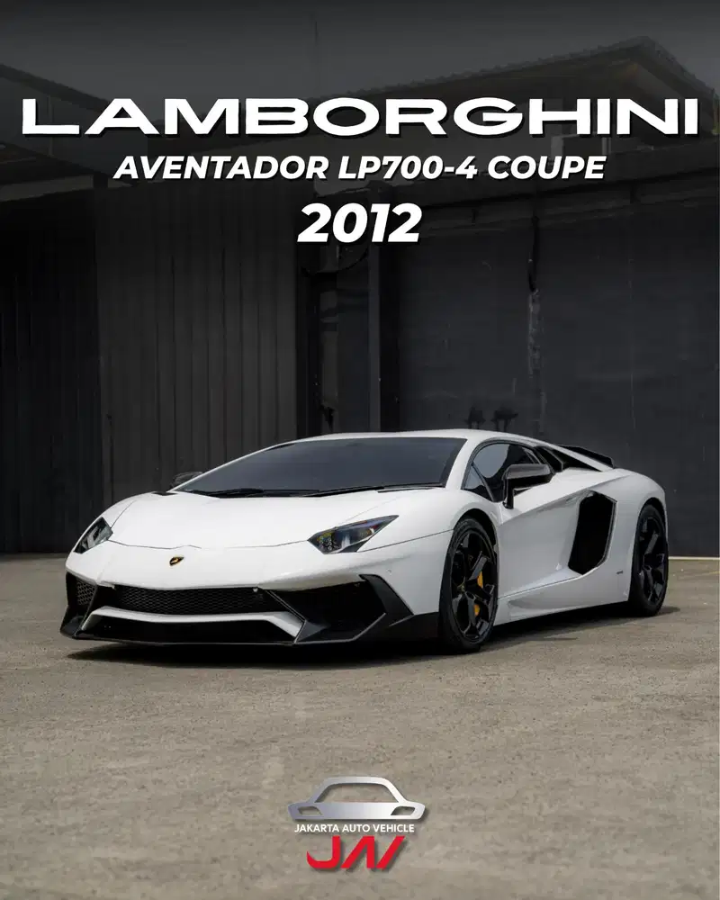 LAMBORGHINI AVENTADOR LP700 4 COUPE 2012 / LOW ODO / MINT CONDITION