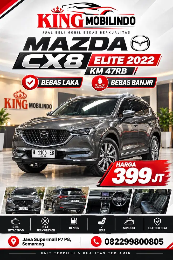 (King Mobilindo) Mazda CX8 Elite 2022 Istimewa