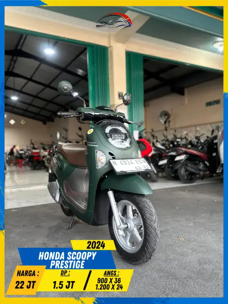 HONDA SCOOPY PRESTIGE 2024 MURAH BERKUALITAS HIKMAH MOTOR KEPUH MALANG