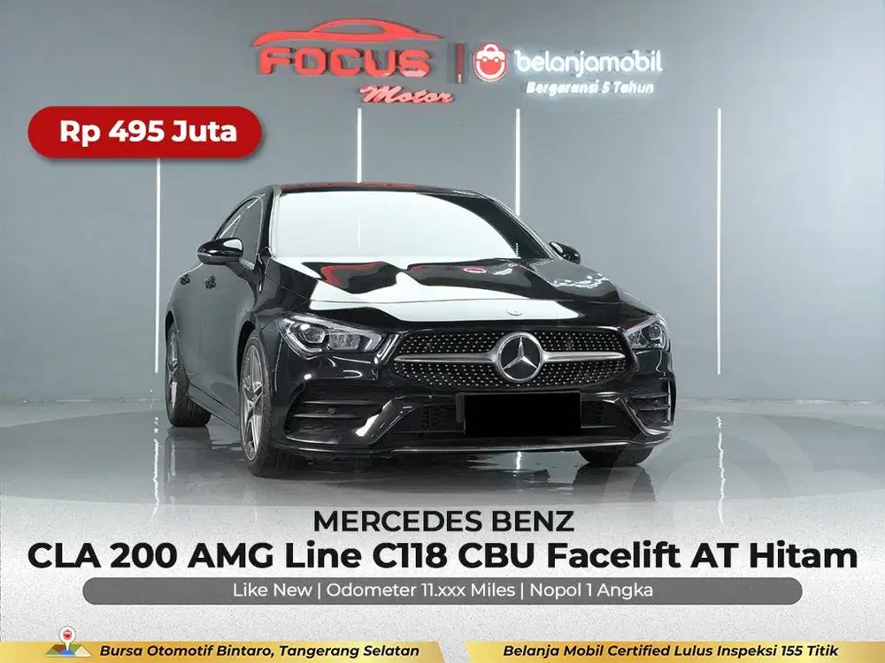 [GARANSI 5TH] Mercedes Benz Mercy CLA200 CLA 200 AMG AT 2019/2020/2021